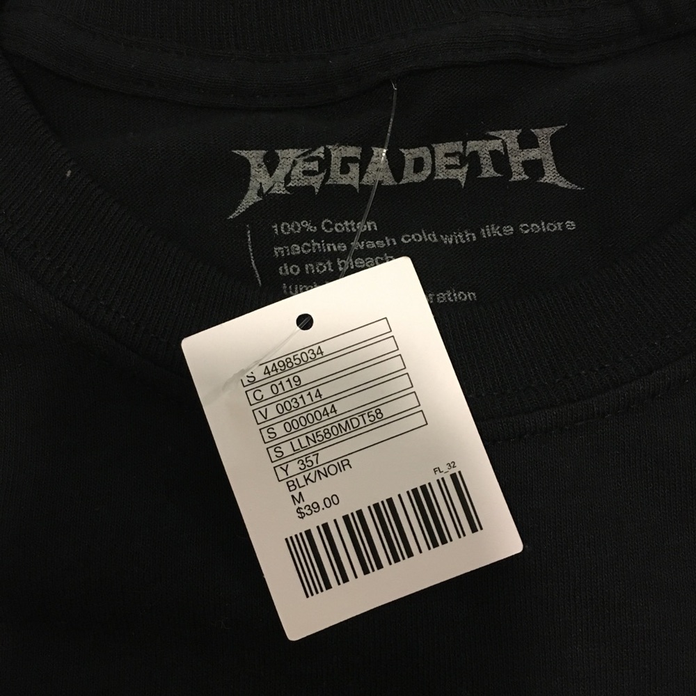 Megadeth cropped long sleeve tee - Picture 5 of 7